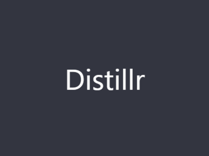 Distillr